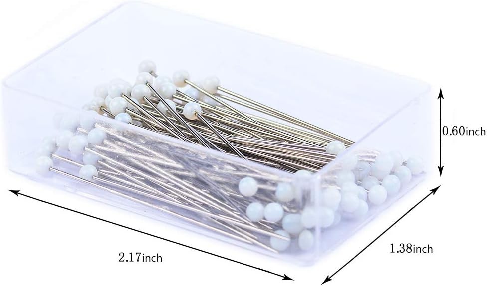 Sewing Pins 600 or 800 Pcs Straight Quilting Pins 1.6 In Glass Ball Head Pins