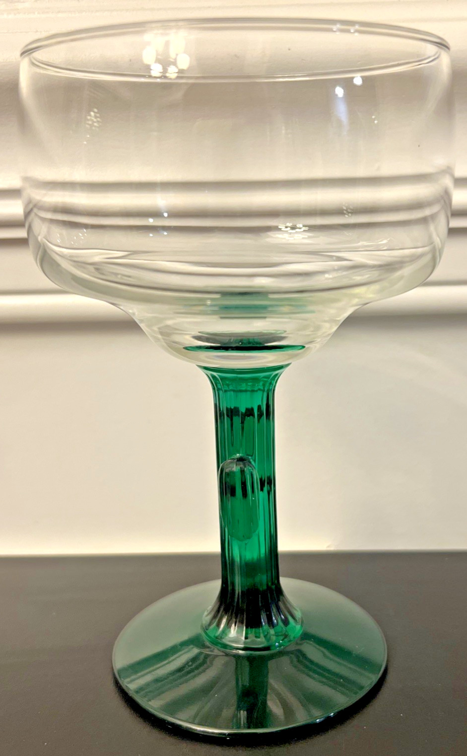 Libbey 12 oz Clear Margarita Glasses w/Green Saguaro Cactus Stem *OPEN STOCK*