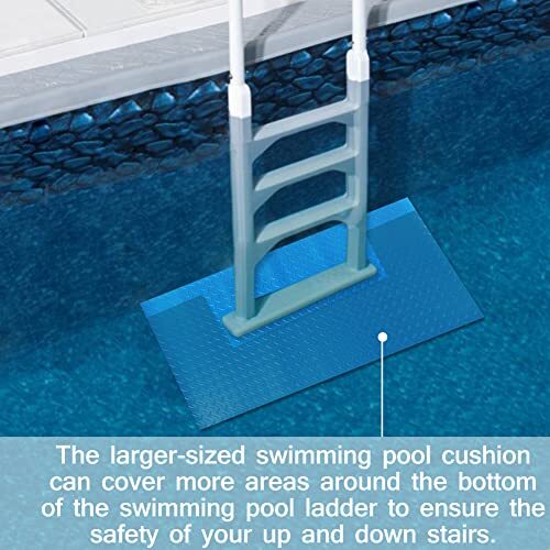 Protecitve Pool Ladder Mat For Above Ground Pools Stairs, Steps, & Ladder