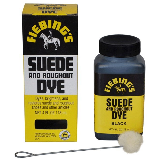 Fiebing's Suede Nubuck & Roughout Dye  shoes, purse 4 Oz - 21 COLOR