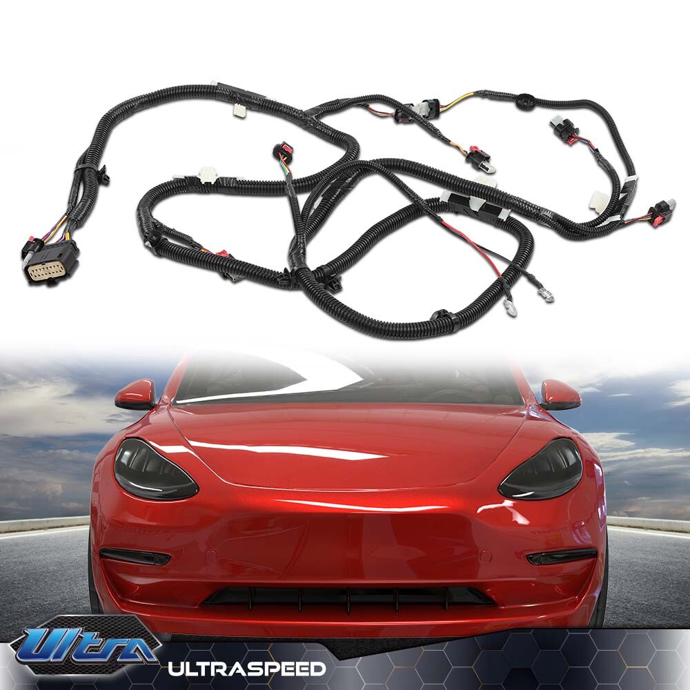 Fit For 21-22 Tesla Model 3 Front Bumper Park Assist Sensor Wiring Harnes