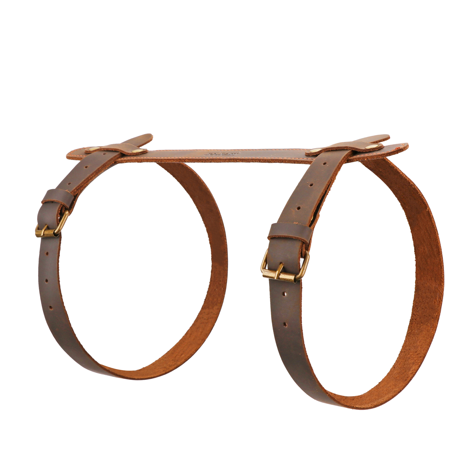 Leather Picnic Motorcycle Blanket Carry Handle Belt Bedroll Strap-Xmas Gift