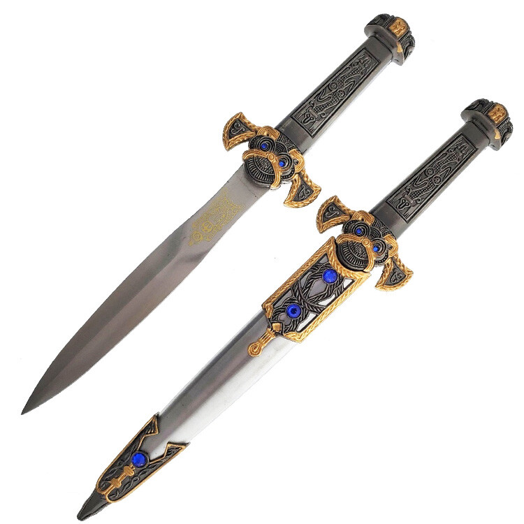 14" Roman Dagger Constructed From 440 Stainless Steel With An Aluminum Scabbard