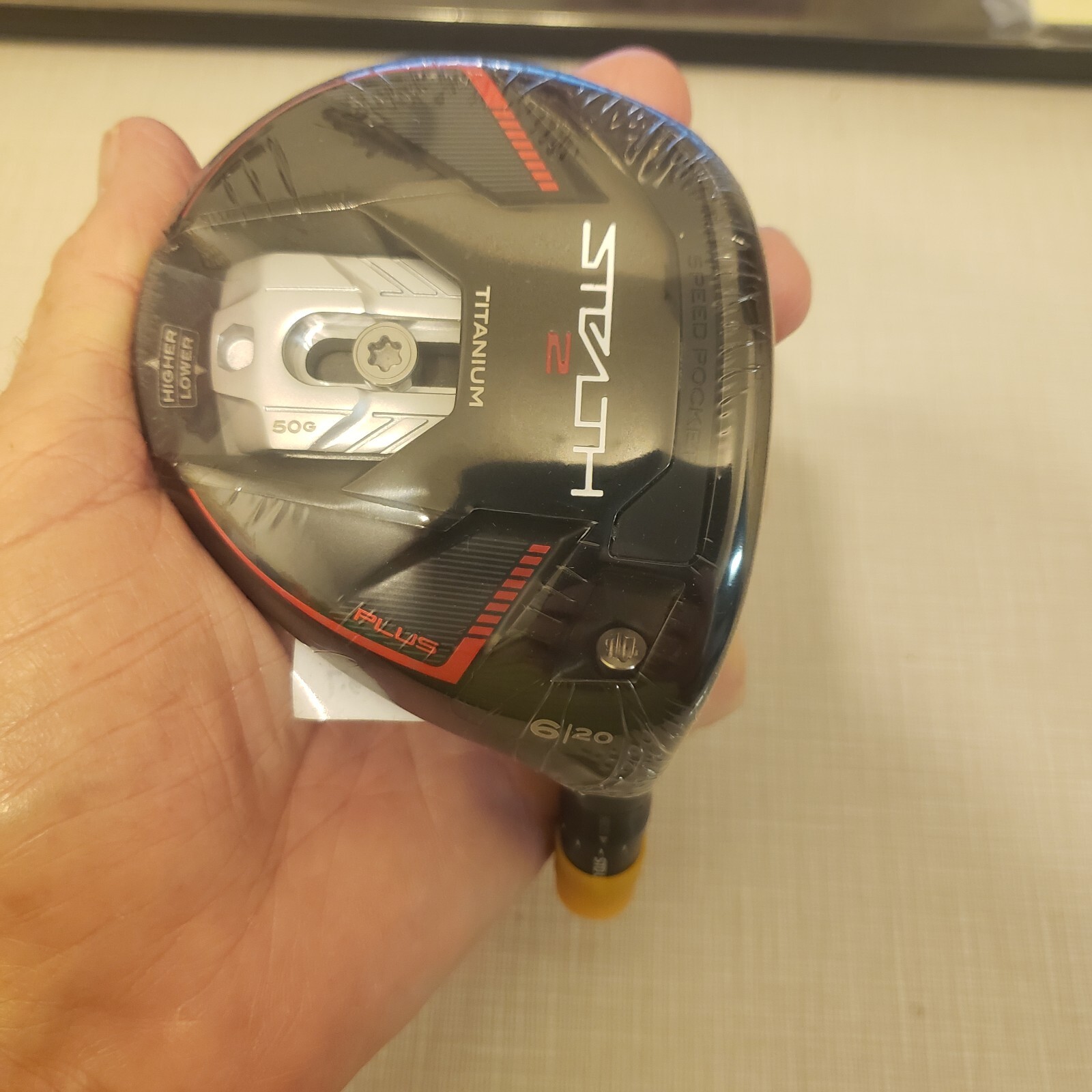 TaylorMade RH STEALTH 2 PLUS 20° 6 wood Head TOUR ISSUE 34QBC06A NEW