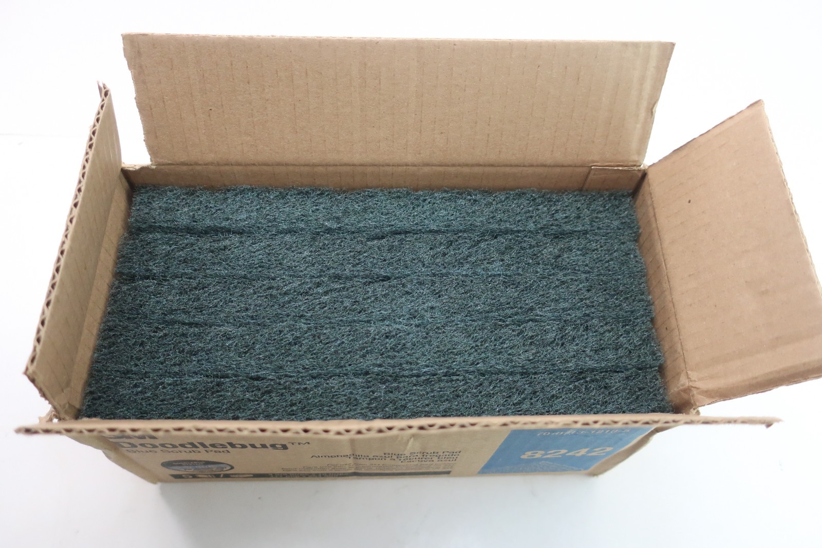 3M Doodlebug Blue Scrub Pad 4 5/8 in x 10 in - 5 Piece Box Model 8242