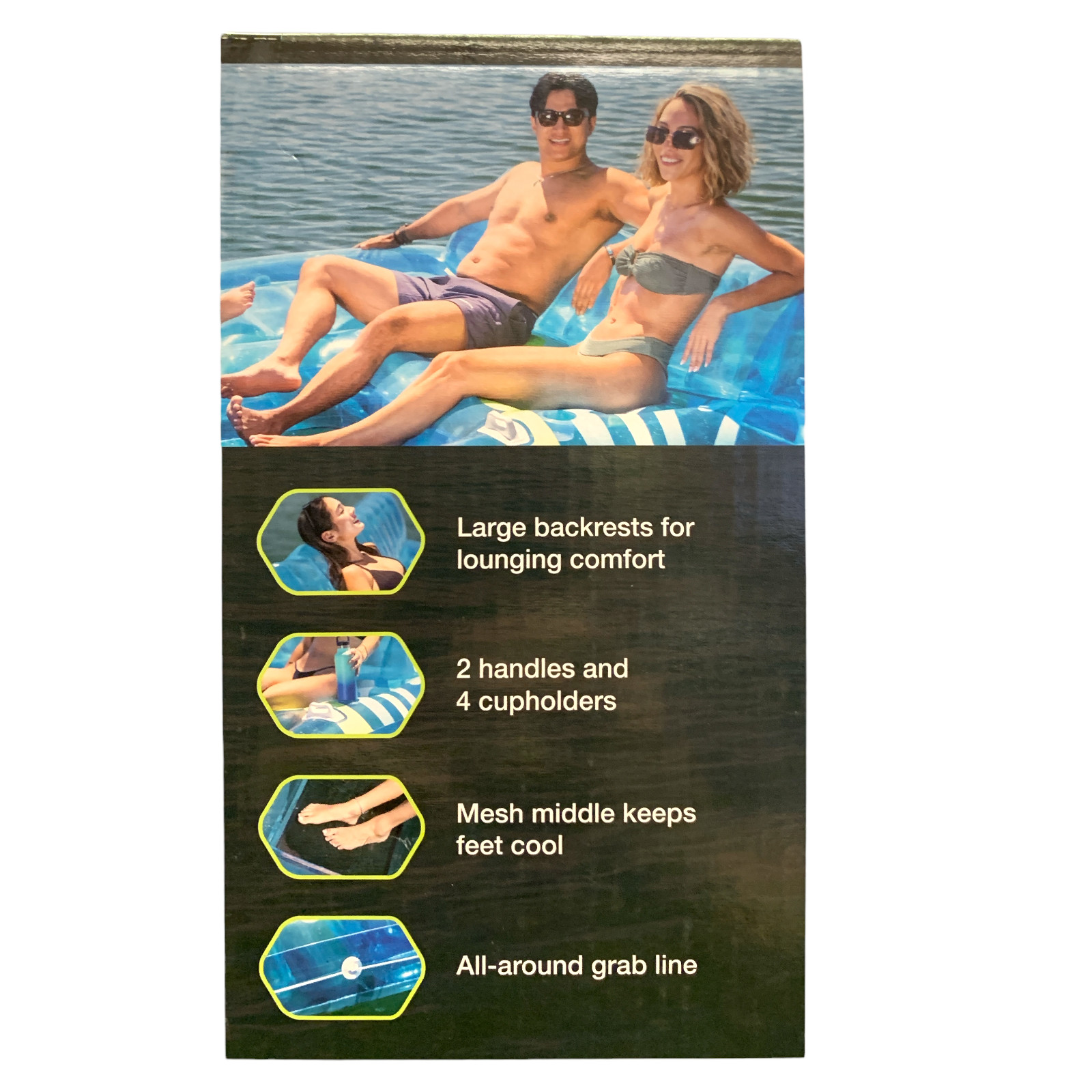 Intex 6-Person Seabreeze Island Lounge Float, 57263S