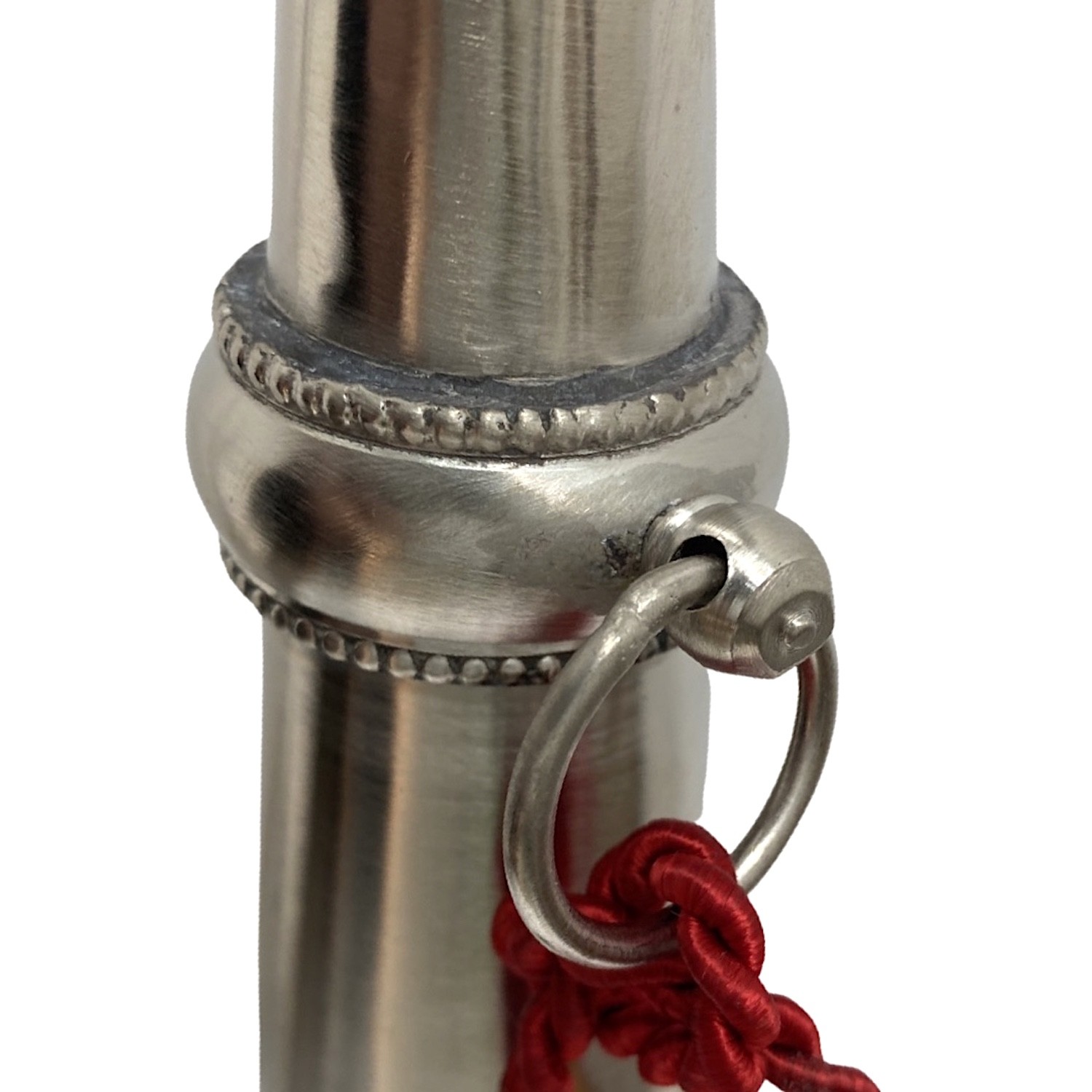 Old Firefighter Fire Parade Horn Trumpet or Bugle Brushed Satin Nickel