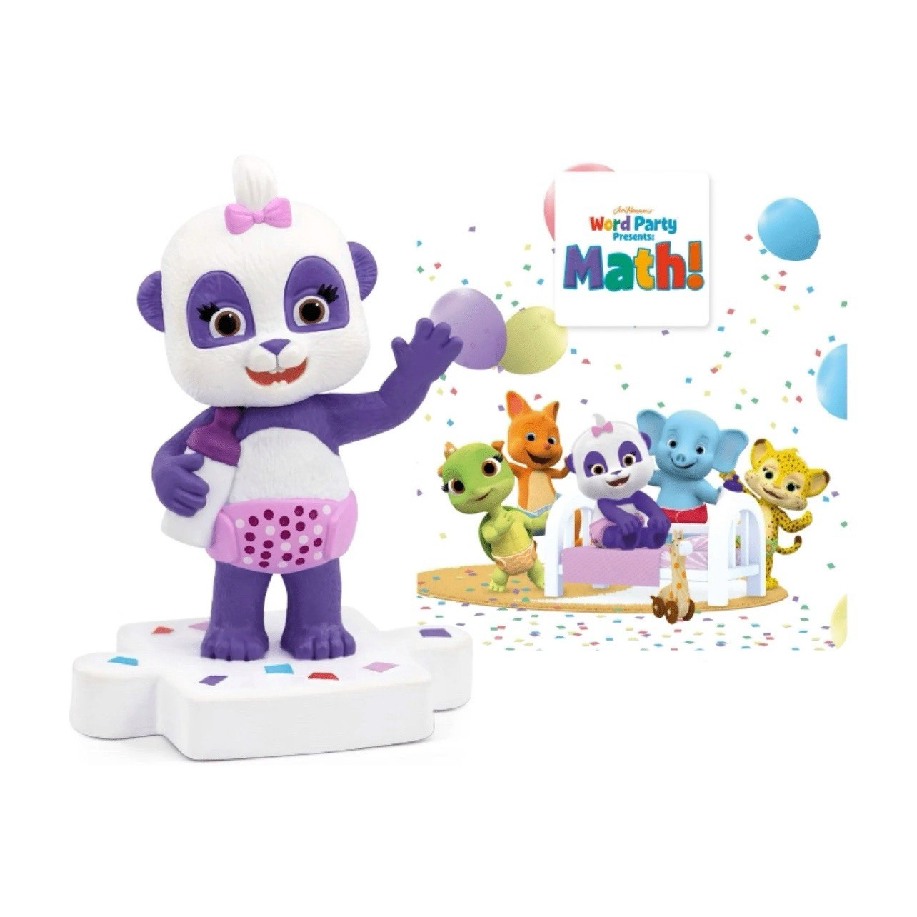 tonies Word Party Presents: Math! Audio Toy Figurine, Age Group 3+ New