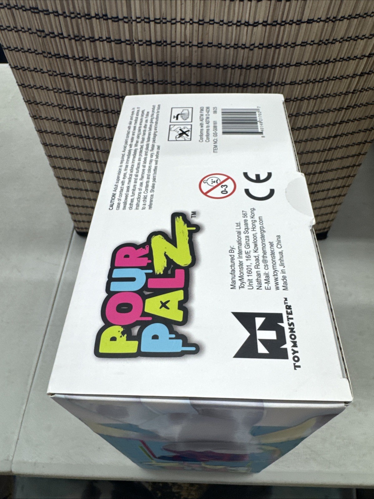 Pour Palz 9" Bear Berry Blast DIY Paint & Pour Craft Kit Sealed