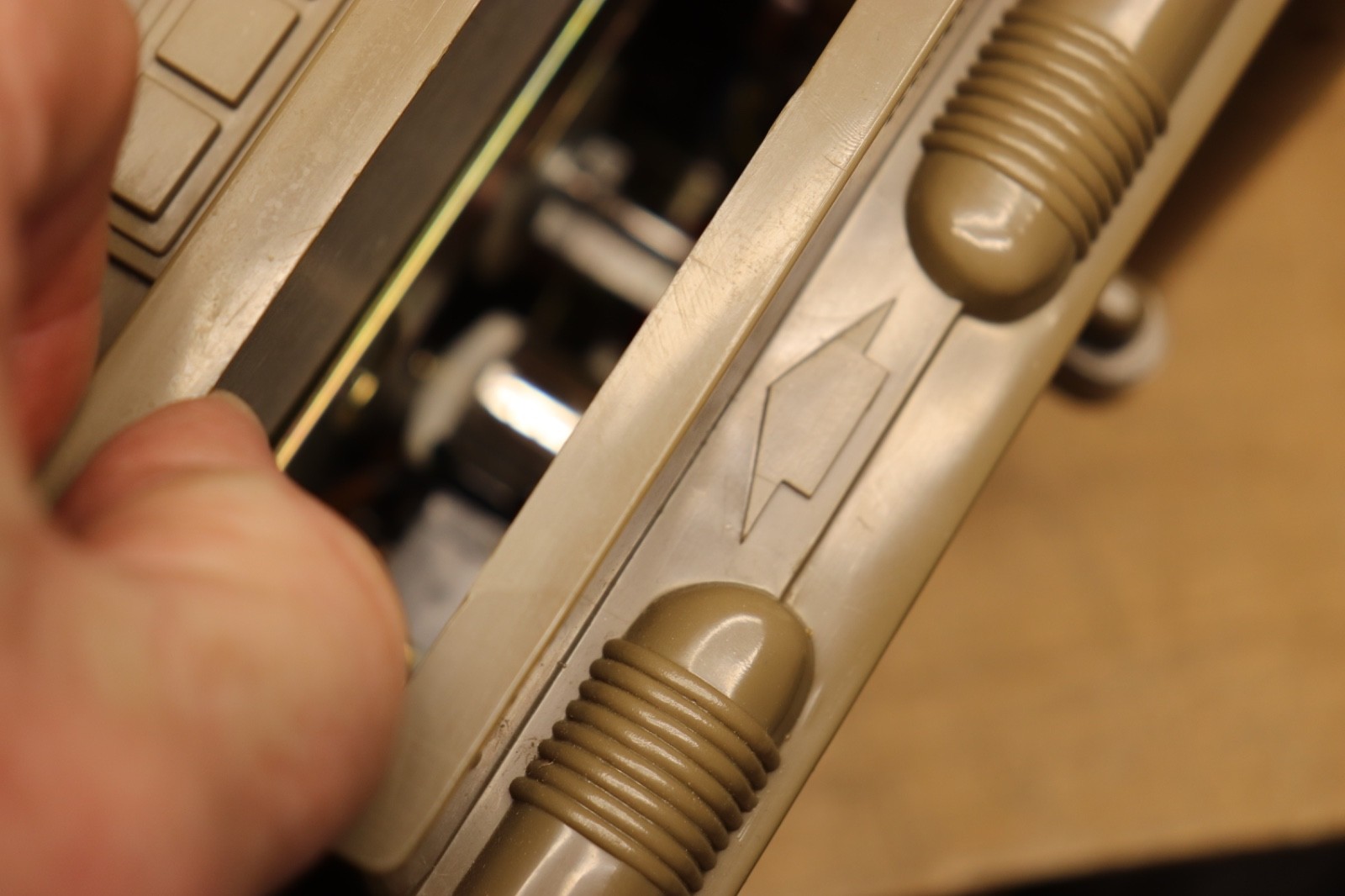 Vintage Mego 1978 2-XL Robot Toy 8 Track Player & 5 Cartridges