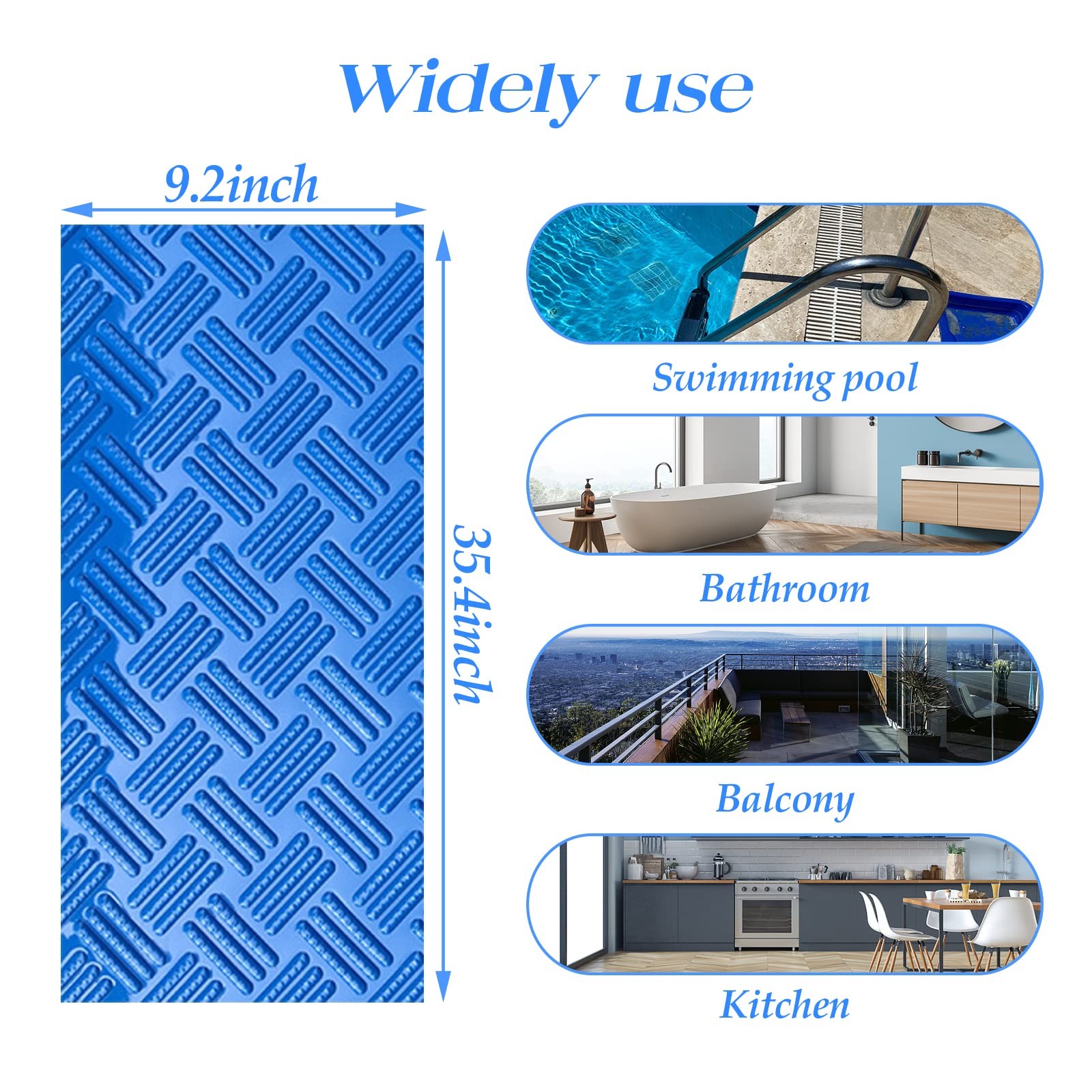 Swimming Pool Ladder Mat Protective Pool Ladder Pad Step Mat Non-Slip Texture