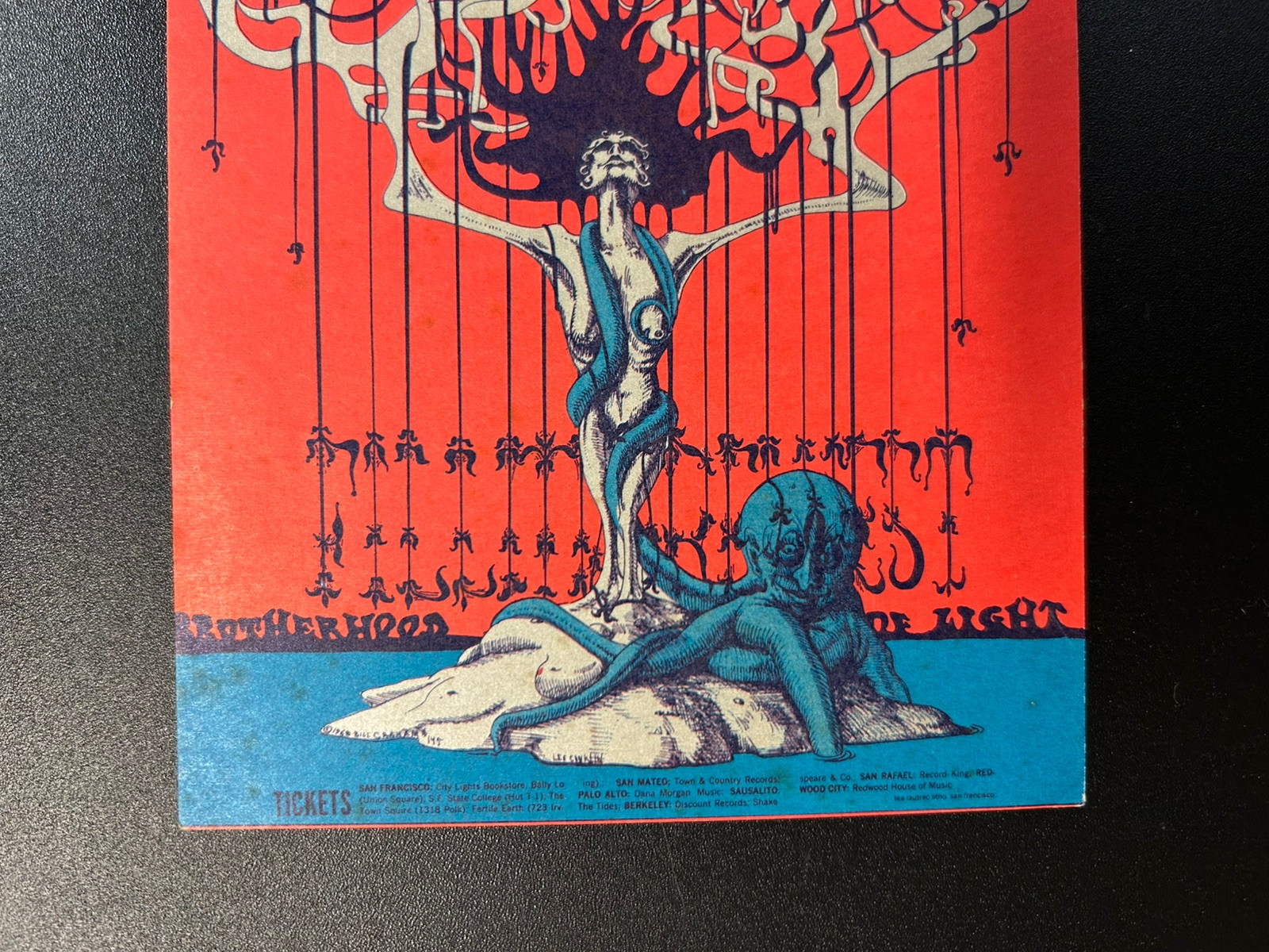 1968-FILLMORE-BG-145-POSTCARD-TEN YEARS AFTER/SUN RA/COUNTRY WEATHER-LEE CONKLIN