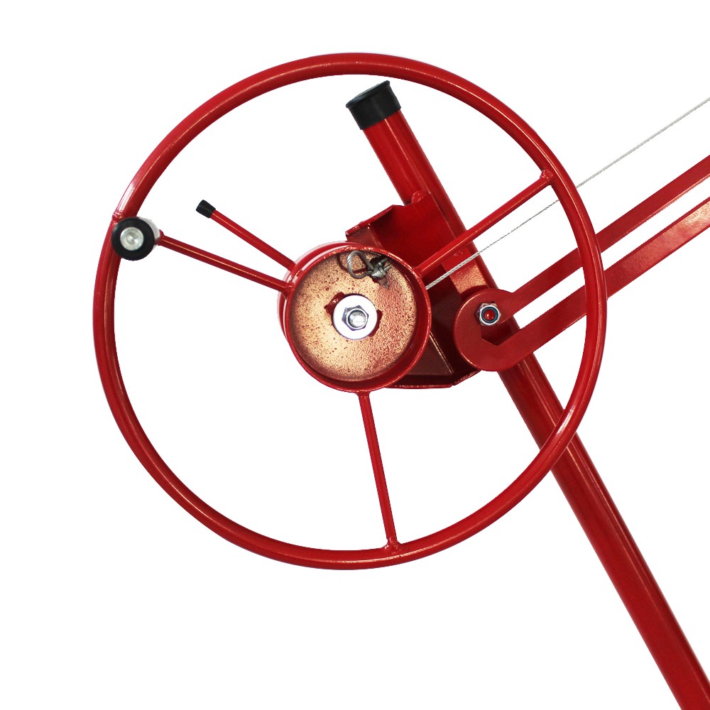 Drywall Rolling Lifter Panel Hoist Jack 11FT Plasterboard Jack Carrier 150lbs