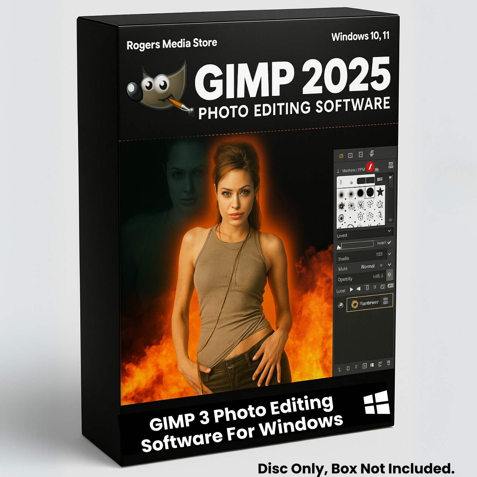 GIMP 3 (2025 Edition) Pro Graphic Design - Image Editing Software Program on CD