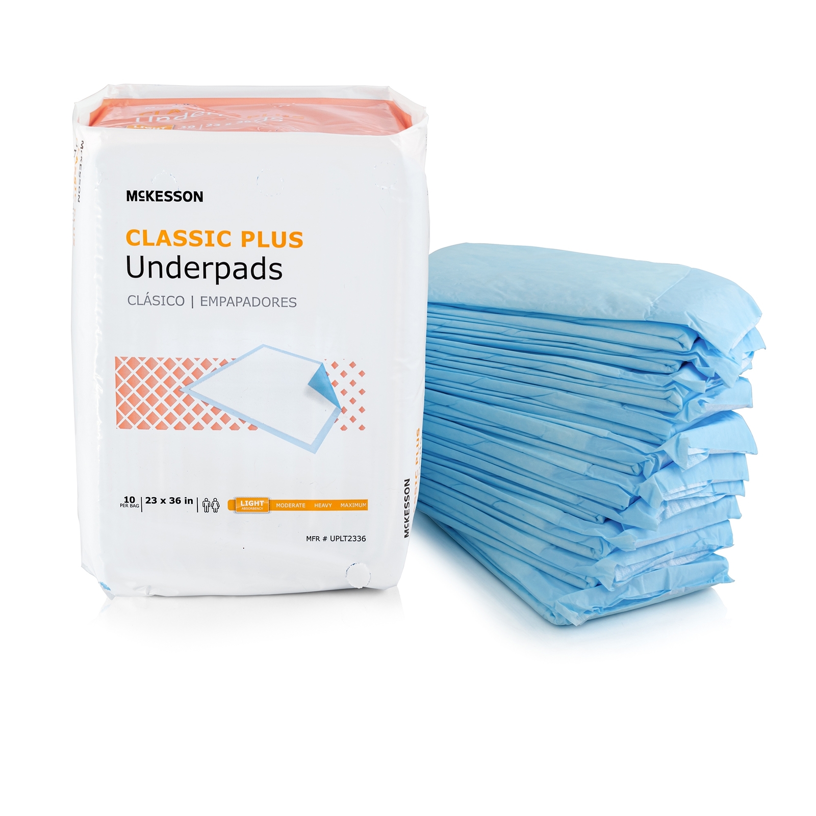150 McKesson Adult Bed Chair Urinary Incontinence Disposable Underpads 23x36"