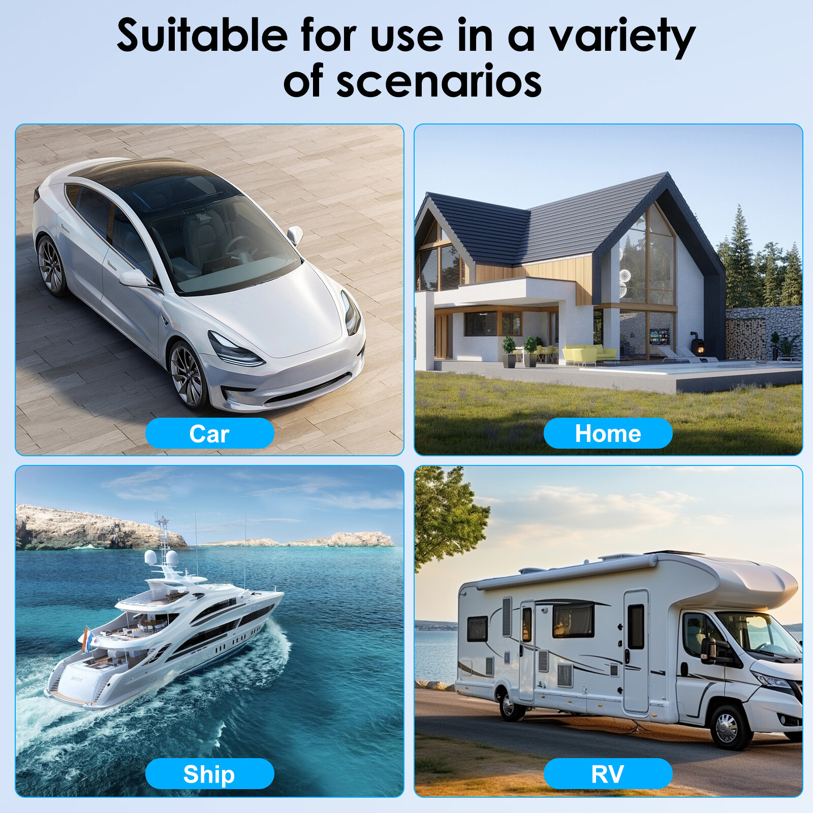 Starlink Mini Car Suction Cup Mount Roof/Window Holder for RV SUV Camper Boat