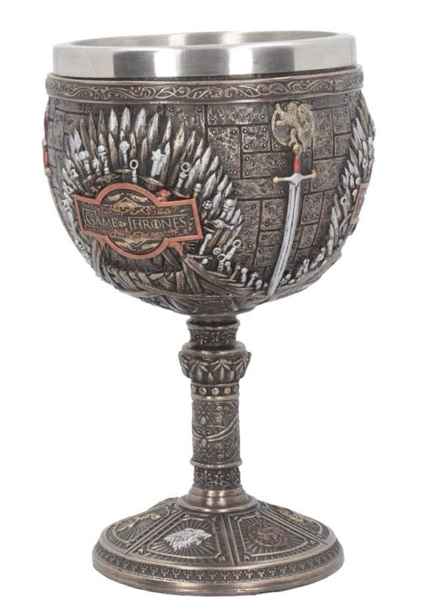 Game of Thrones Iron Throne Goblet New in Box Official Nemesis Now