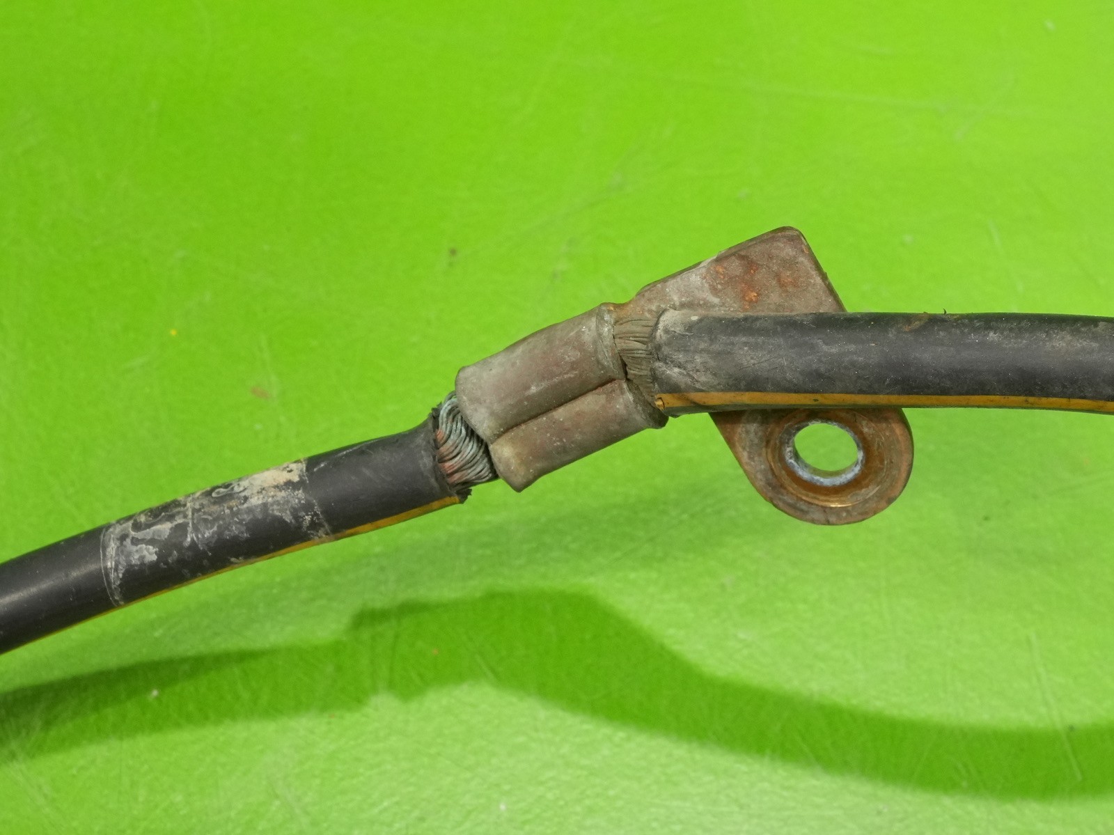 88-91 CRX OEM negative battery starter cable wire terminal