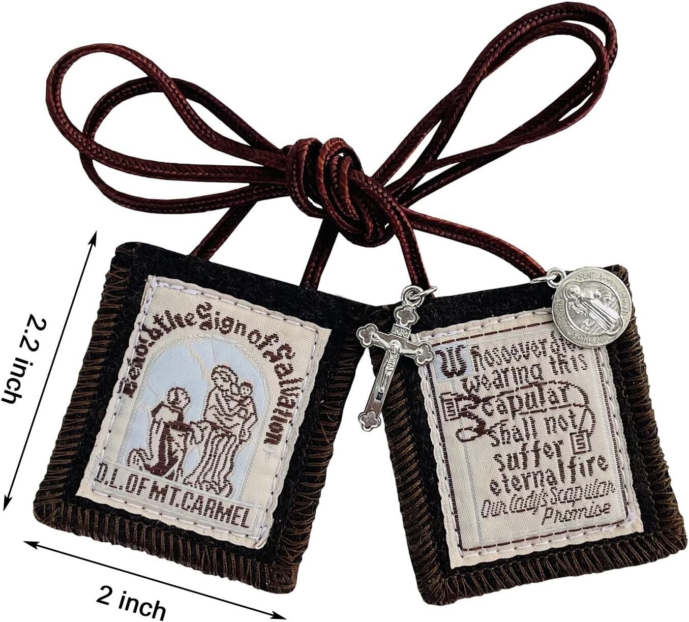 Scapulars Catholic, Brown Scapular of Our Lady of Mount Carmel, Escapularios Cat