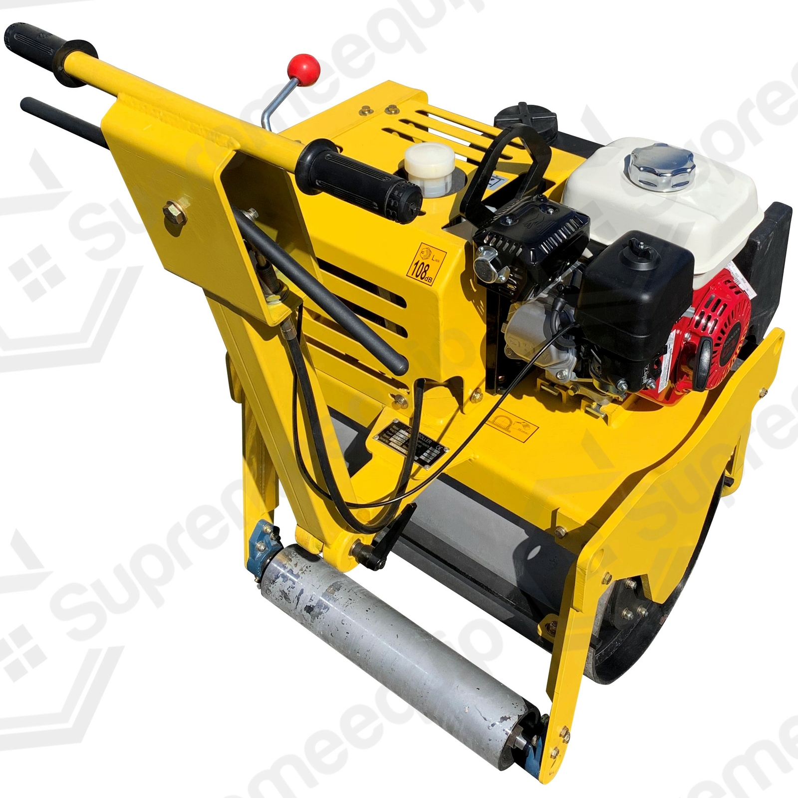 Single Drum Vibratory Roller 600 lbs Honda GX160, for road and asphalt compactor