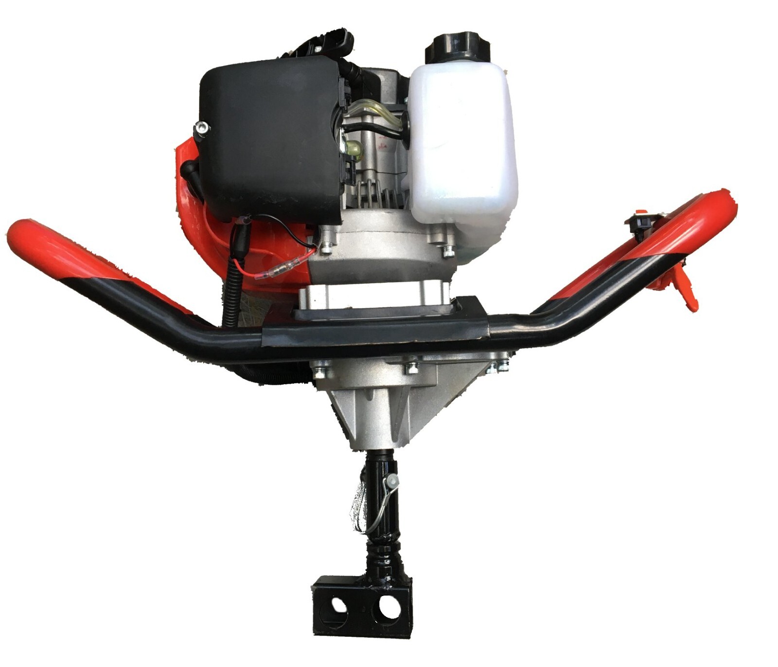 Post hole auger/digger to 1/2" drive adapter for mobile home/earth/ground anchor