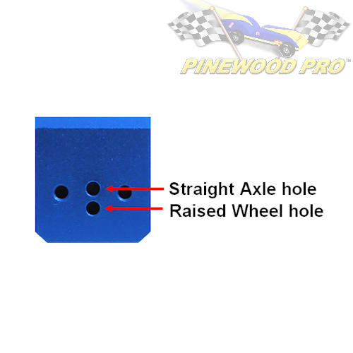 Pinewood PRO Driller Tool for Derby Axles - Straight, Raised, & 2.5º cant holes