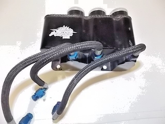 Kevin Harvick Inc. Tilton Alum 3 Chamber Brake, Clutch Fluid Reservoir 062425-51