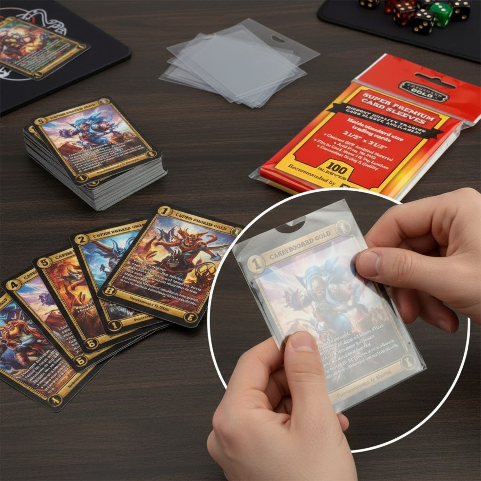 1000 (10 Packs) CBG Penny Super Premium Sports Card Soft Standard Size Acid Free