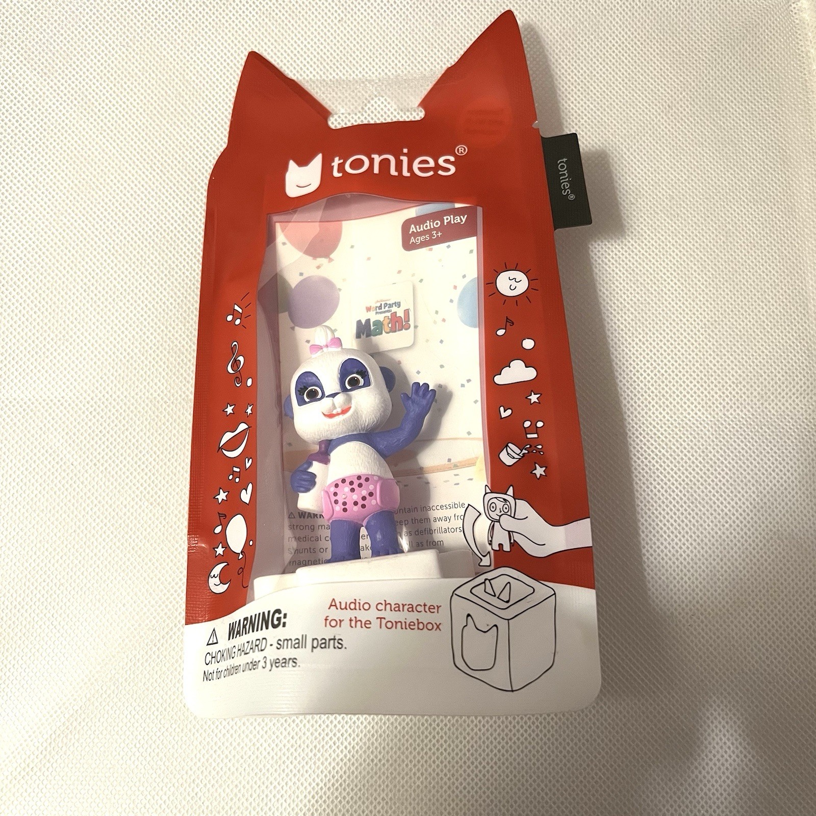 tonies Word Party Presents: Math! Audio Toy Figurine, Age Group 3+ New