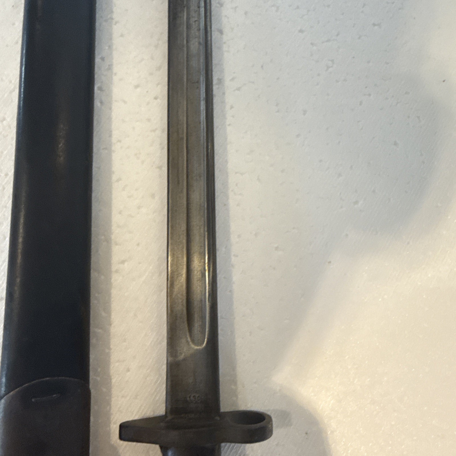 #13-8 WWI P1907 BRITISH SANDERSON ENFIELD RIFLE BAYONET 1917 SCABBARD 1907