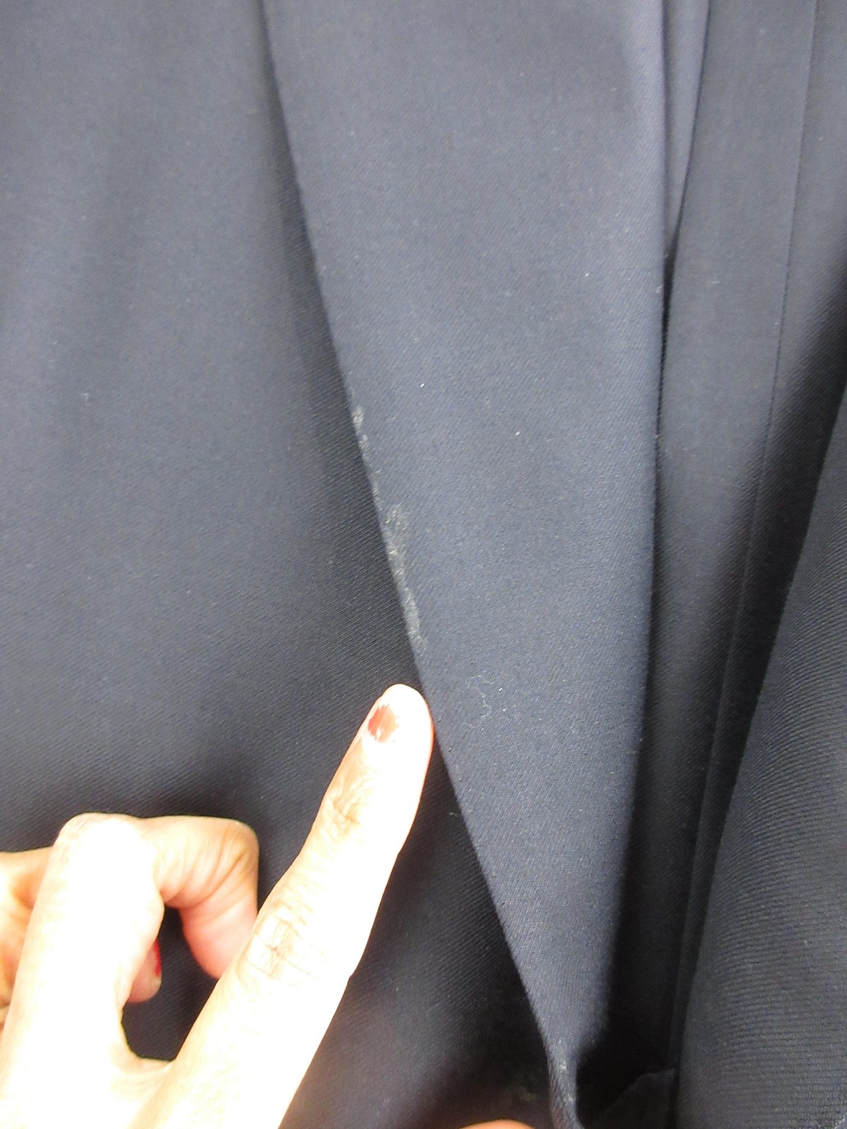 Oxxford Clothes Blazer Mens 44 Blue Super 100s Wool Two Button Sport Coat