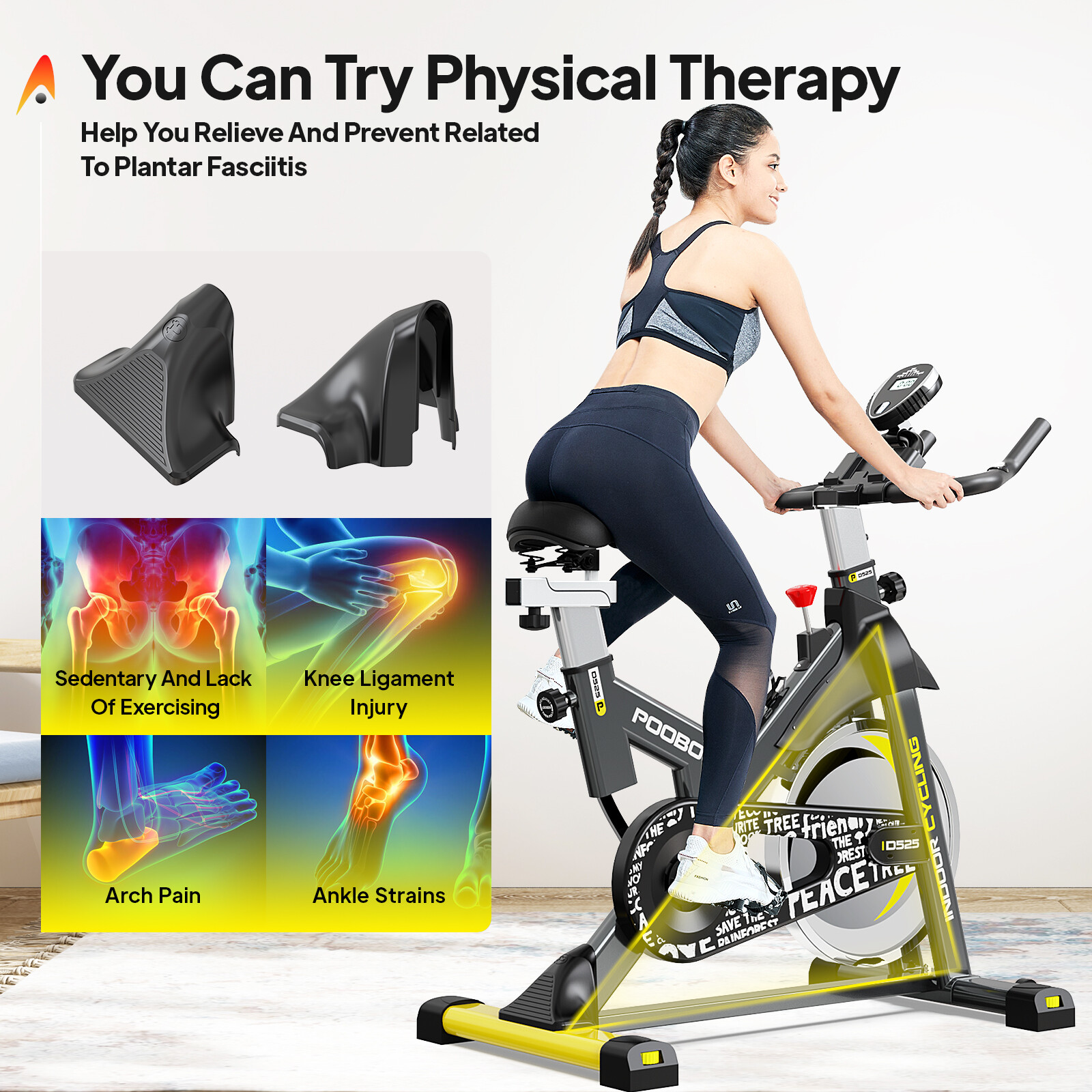 Home Indoor Exercise Bikes Pro Fitness Cardio Cycling Bike Stationary Bike Cycle