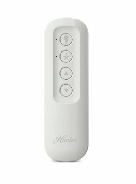 Hunter 99392 Universal 3 Speed Ceiling Fan Handheld Remote Control in White