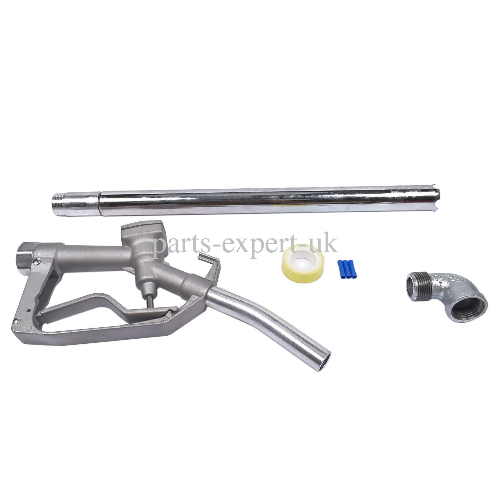 12V 20GMP Fuel Transfer Pump+Nozzle Kit Transfer of Gasoline Diesel Kerosene Red