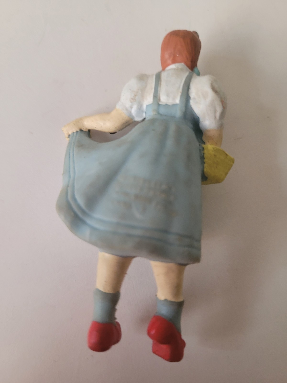 WIZARD of OZ Judy Garland 2.5" DOROTHY & TOTO Rubber Figure APPLAUSE Turner 1989