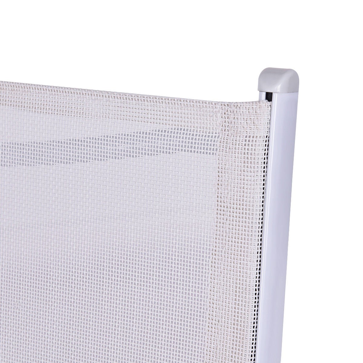 3 PCS Folding Bistro Table Chairs Set Garden Backyard Patio Furniture White New