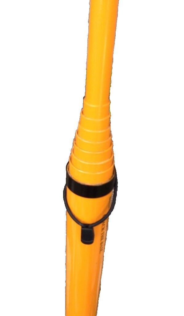 Telescoping 26 ft Heavy Duty fiber glass pulling pole with multiple uses