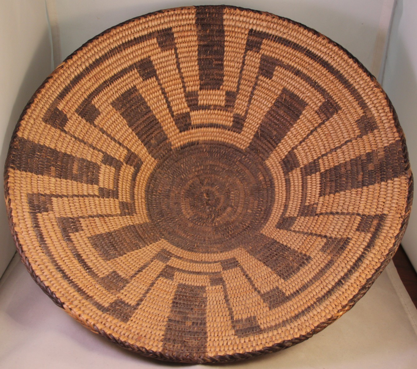 Large Vintage Pima Bowl with Flared Sides