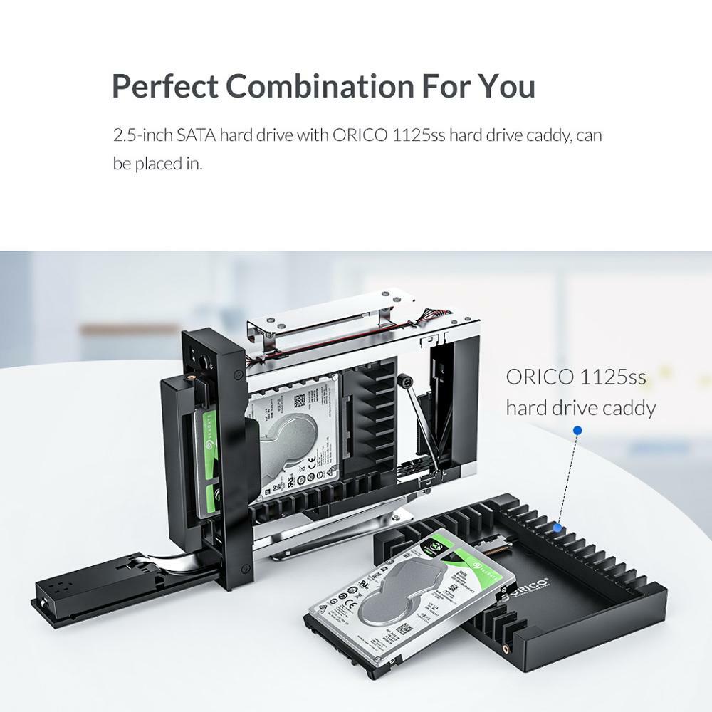 ORICO 5.25inch Tray-Less Hot-Swap Mobile Rack for SATA 3.5" Hard Drive HDD Dock