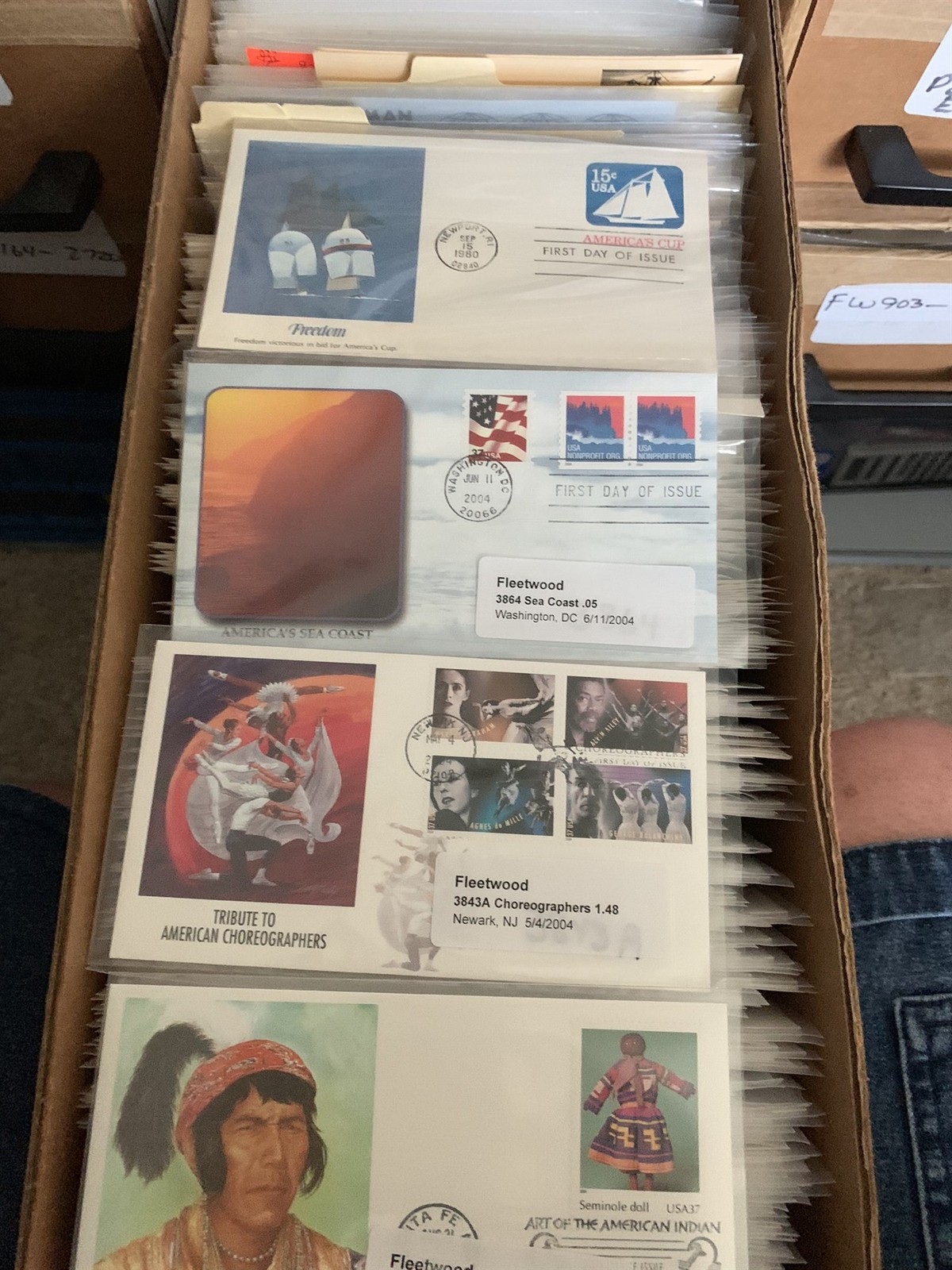 Fleetwood First day Covers Wholesale Lot 40 Unaddressed Sleeved Nice Selection
