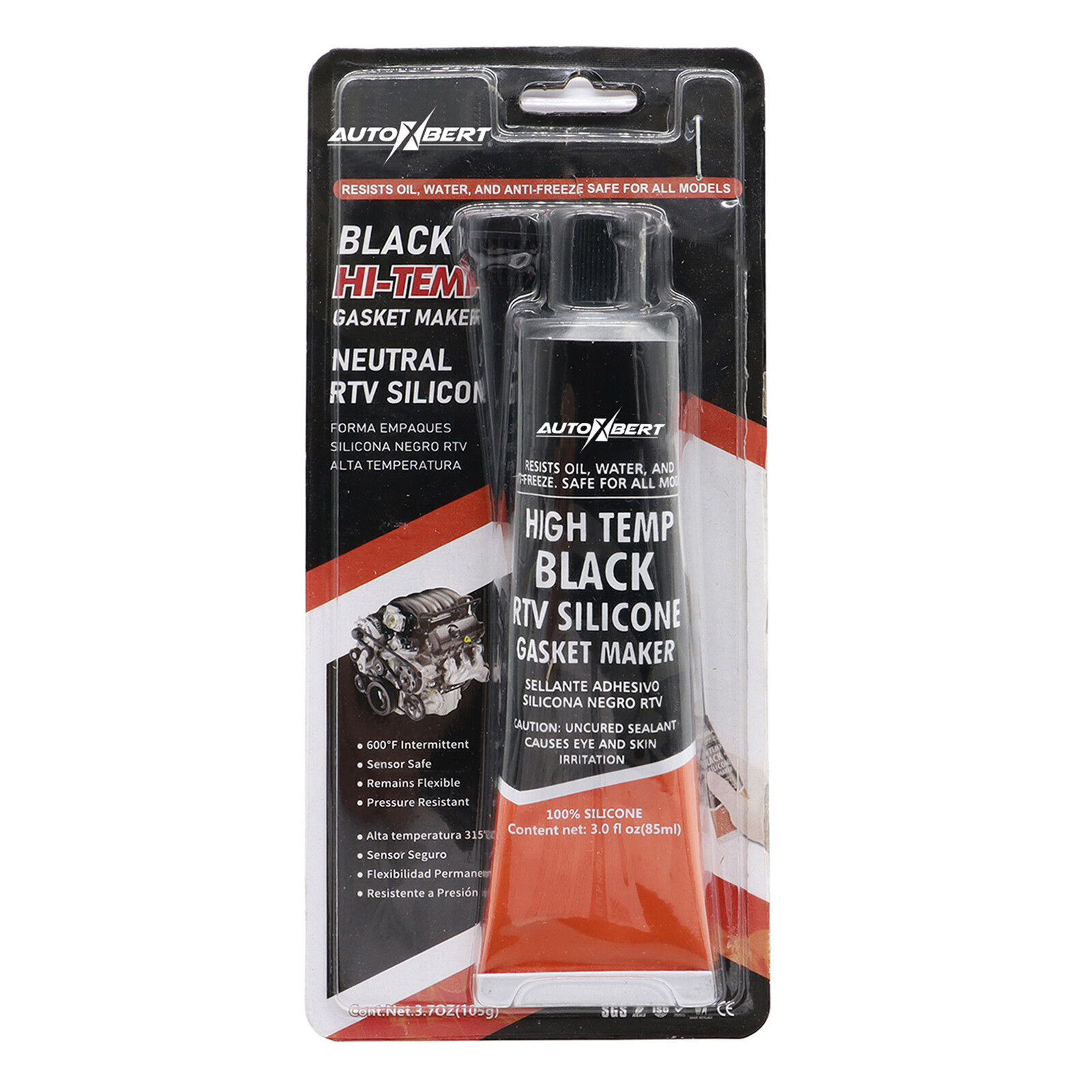 For Engine Valve Cover RTV Silicone Gasket Sealers Maker High Temp Sealant3.7oz