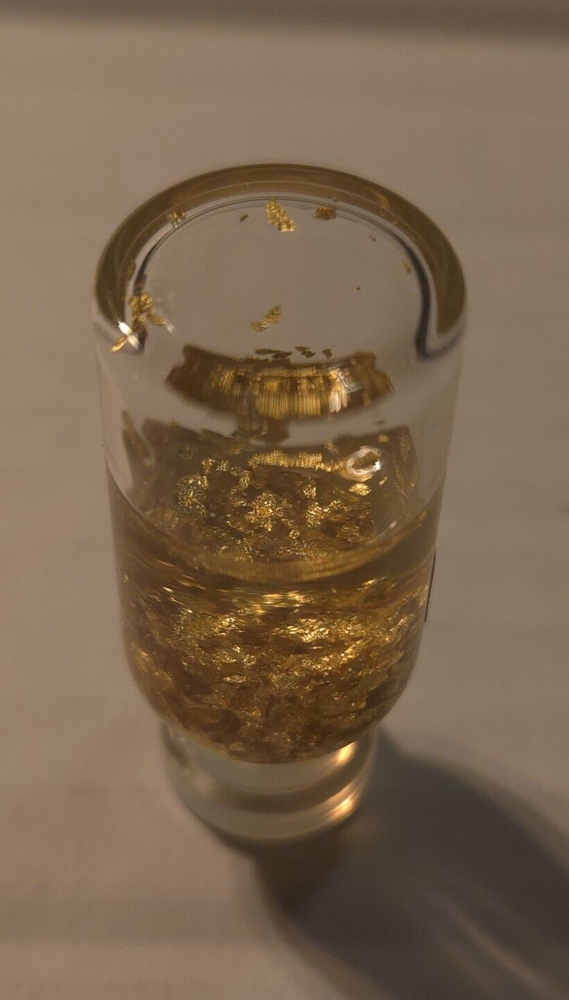 24k Pure Gold Leaf Flake Bottle Vial