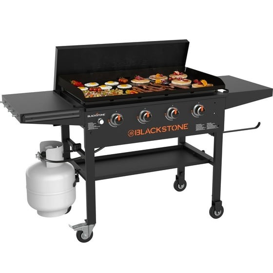 Blackstone 4-Burner 36" Griddle Cooking Station with Hard Cover