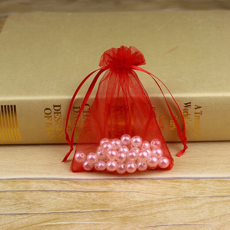 100pcs Drawstring Bags Multicolor Wedding Favor Bag Organza Gift Bag Pouch 4"x5"