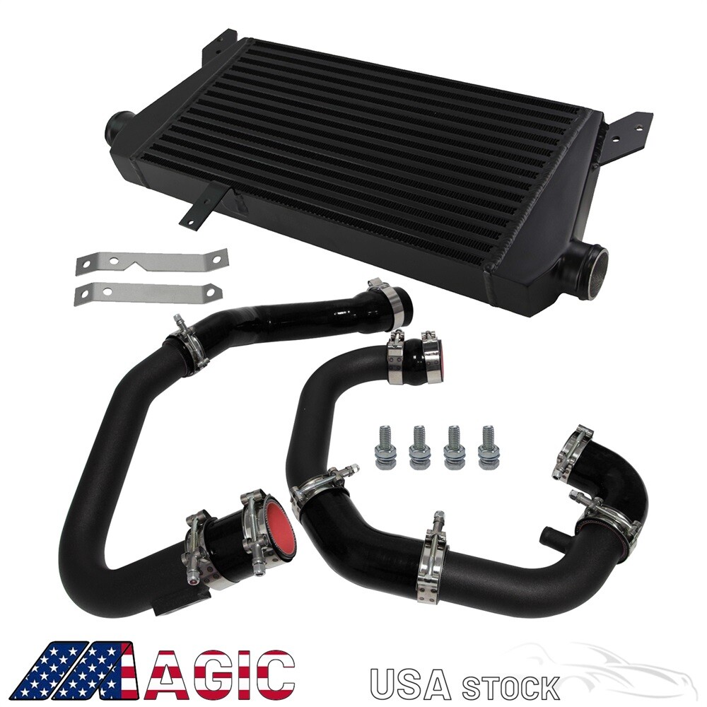 Front Mount Intercooler Pipe Kit For Audi A4 1.8T Turbo B6 Quattro 02-06 Black