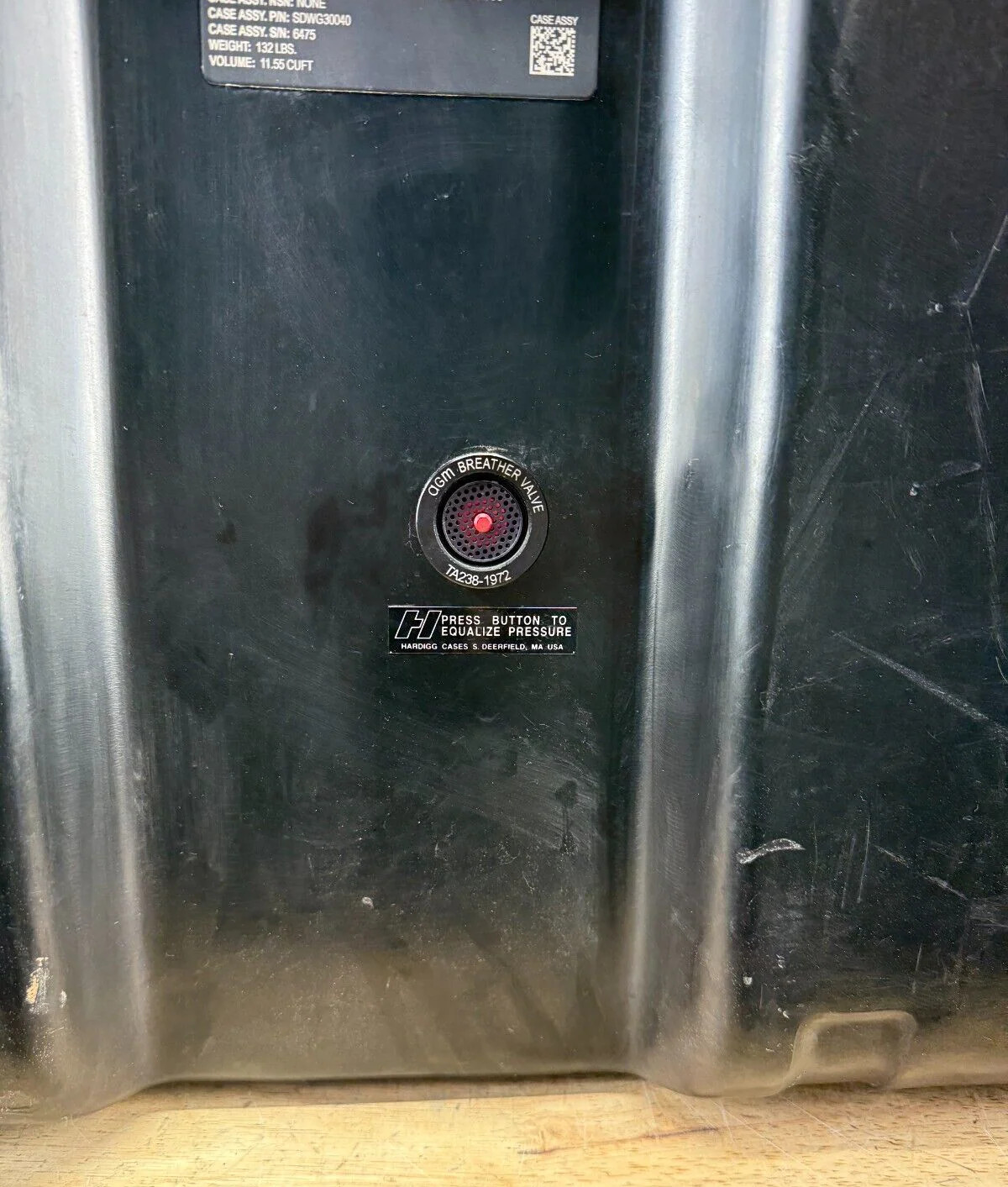 Pelican Hardigg Long Case 39"x23"x23" Black Waterproof Storage Footlocker