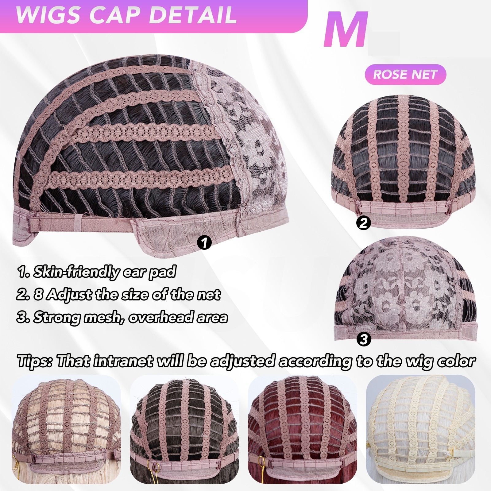 Cosplay Wig With Bangs Bob Straight Gradient blonde Layered Heat Resistant Hair