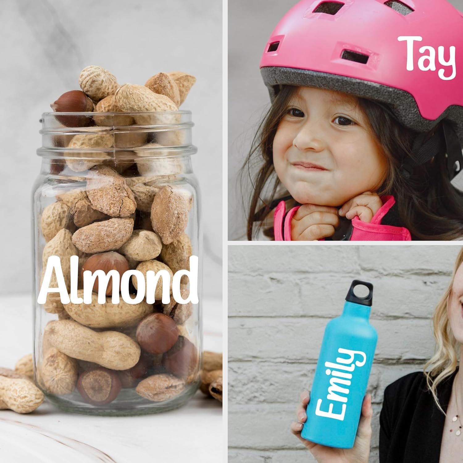 1260 pcs 10 Sheets Self Adhesive Vinyl Letters Numbers Kit, White Mailbox Number