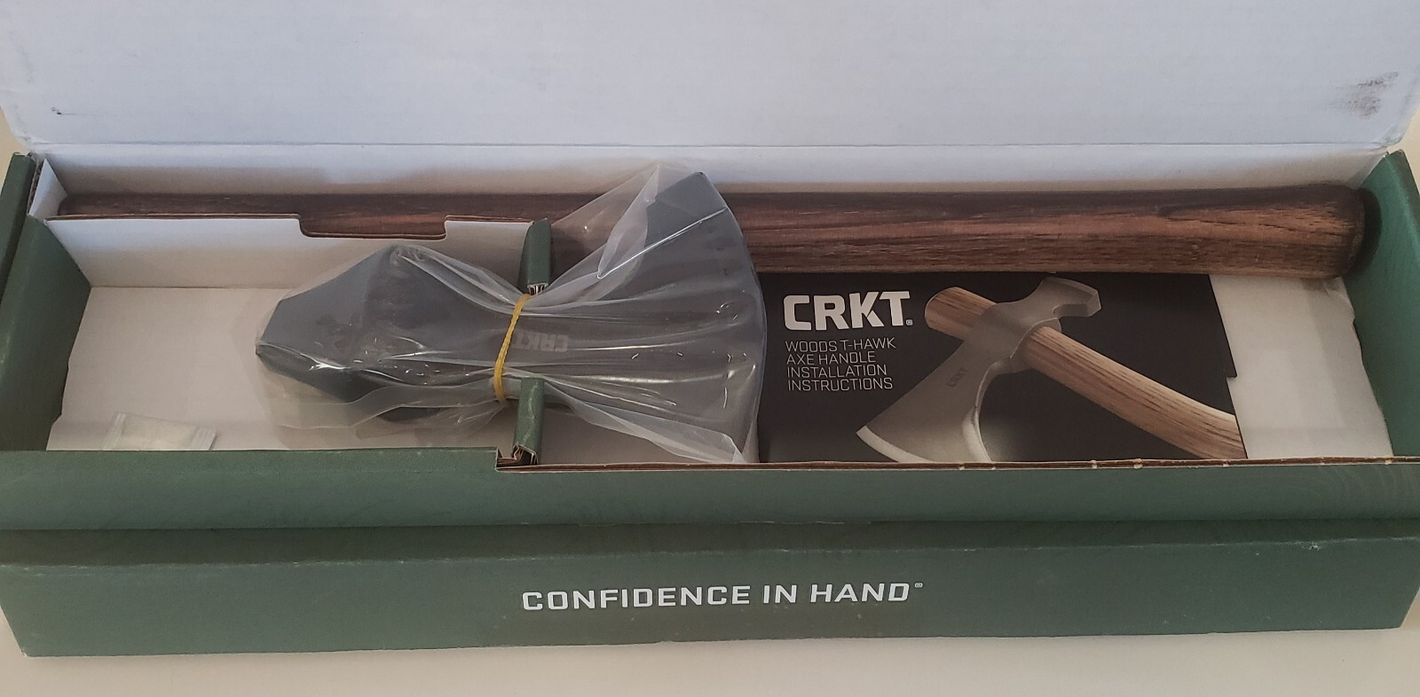 NEW CRKT 2736 Berserker Axe Tennessee  Hickory Handle