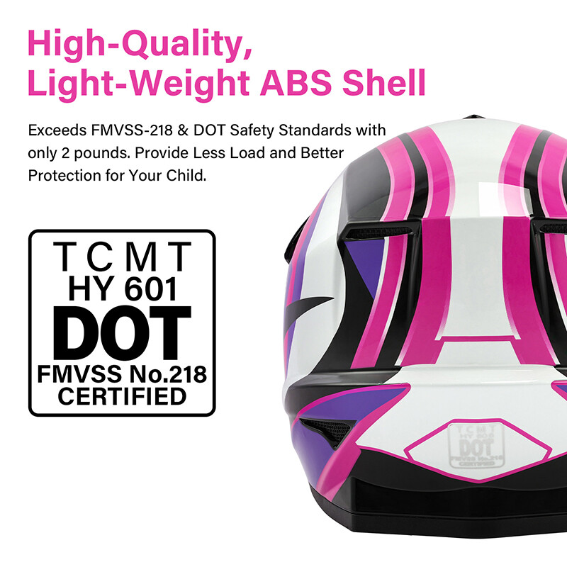 Youth Motocross Helmet Dirt Bike Riding MX ATV UTV Offroad Kid's Full Face DOT